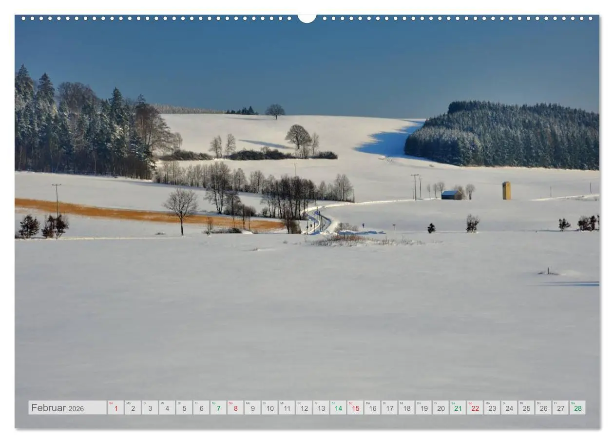 Bild: 9783516089592 | Wunderbare Oberpfalz 2026 (Wandkalender 2026 DIN A2 quer), CALVENDO...