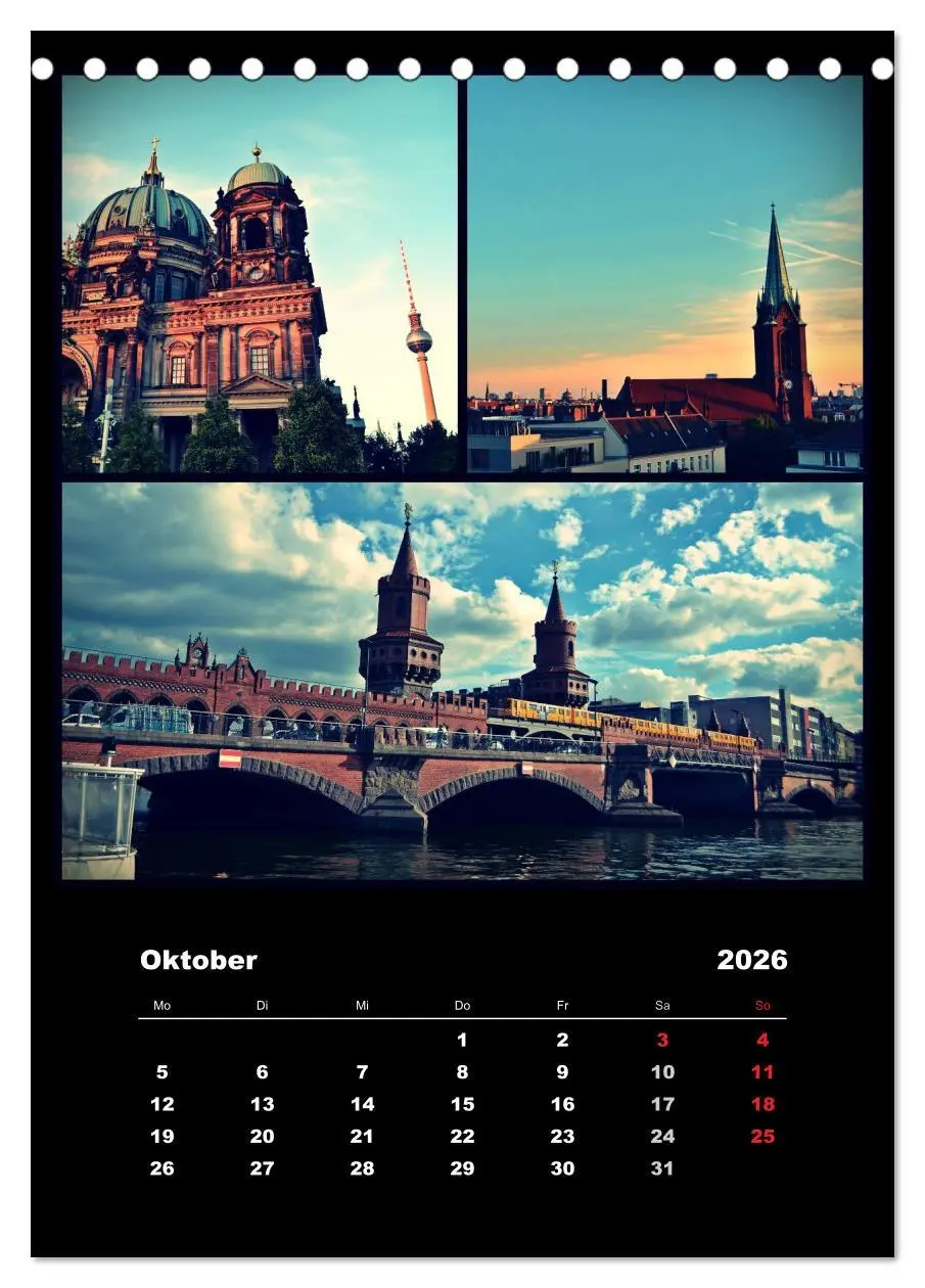 Bild: 9783516469592 | BERLIN / vertikal (Tischkalender 2026 DIN A5 hoch), CALVENDO...