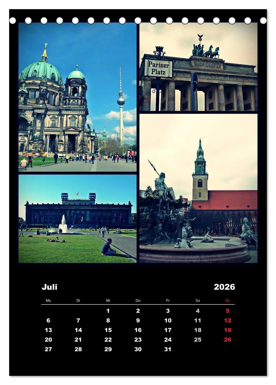 Bild: 9783516469592 | BERLIN / vertikal (Tischkalender 2026 DIN A5 hoch), CALVENDO...