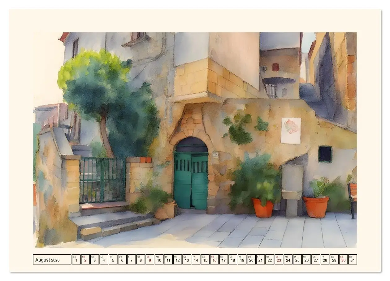 Bild: 9783516609592 | Idylle im Latium (Wandkalender 2026 DIN A3 quer), CALVENDO...