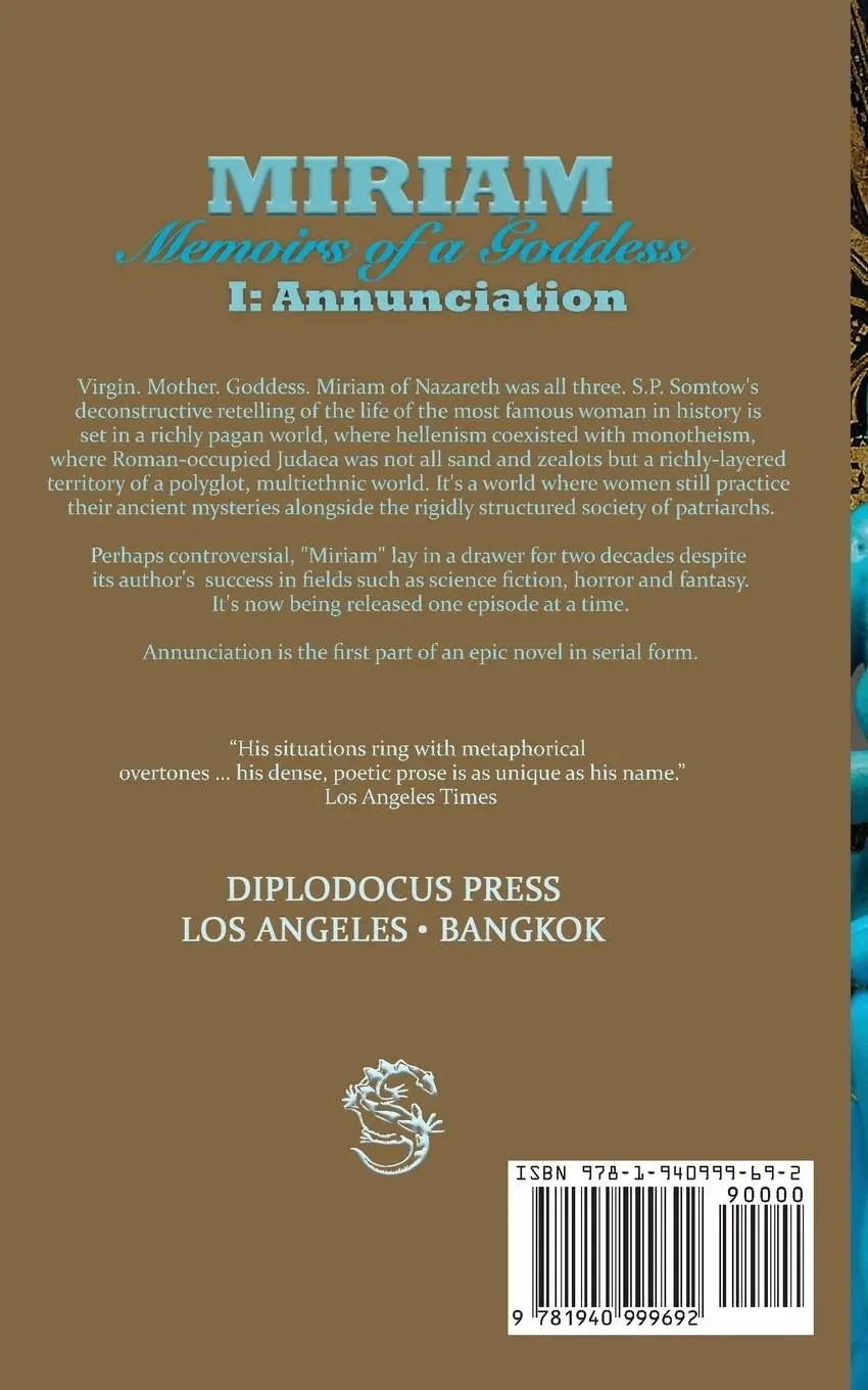 Rückseite: 9781940999692 | Miram | Memoirs of a Goddess: Annunciation | S. P. Somtow | Buch