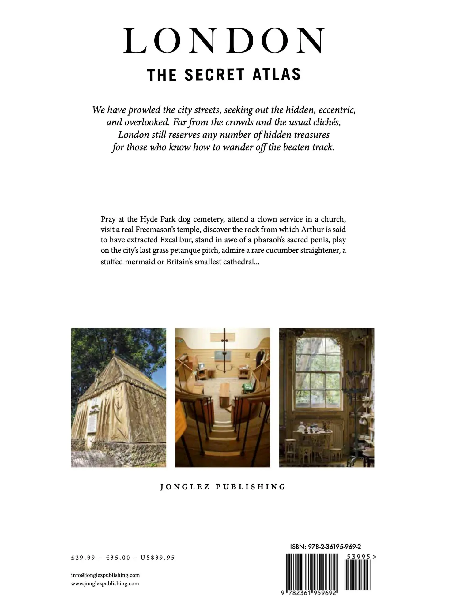 Bild: 9782361959692 | London the secret Atlas | Thomas Jonglez | Buch | 304 S. | Englisch