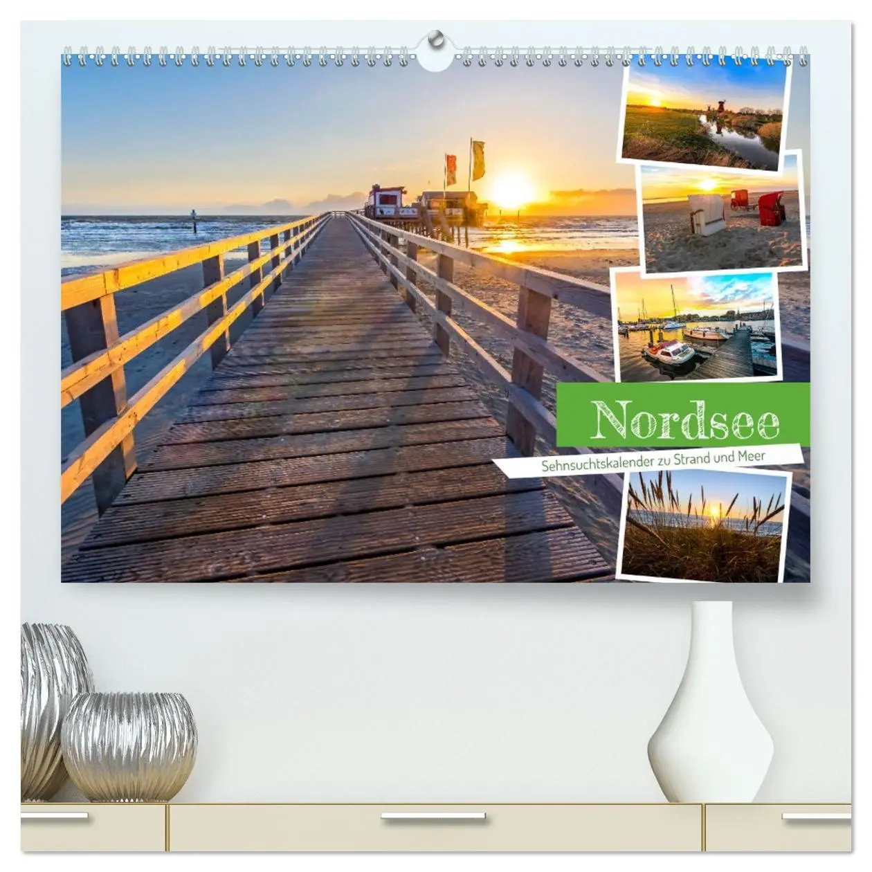 Cover: 9783457439692 | Nordsee - Sehnsuchtskalender zu Strand und Meer (hochwertiger...