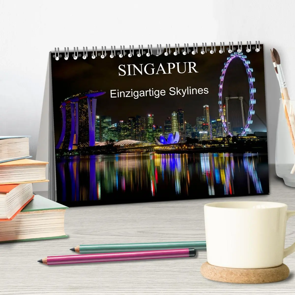 Bild: 9783457989692 | Singapur - Einzigartige Skylines (Tischkalender 2026 DIN A5 quer),...