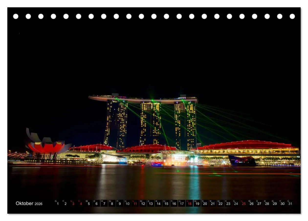 Bild: 9783457989692 | Singapur - Einzigartige Skylines (Tischkalender 2026 DIN A5 quer),...