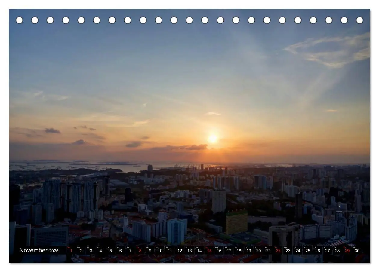 Bild: 9783457989692 | Singapur - Einzigartige Skylines (Tischkalender 2026 DIN A5 quer),...