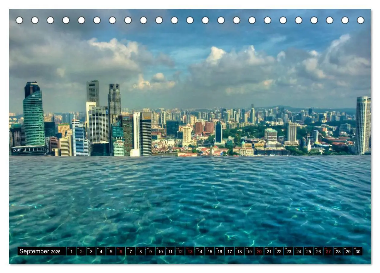Bild: 9783457989692 | Singapur - Einzigartige Skylines (Tischkalender 2026 DIN A5 quer),...