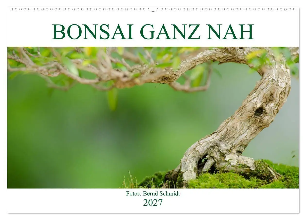 Cover: 9783569789692 | Bonsai ganz nah (Wandkalender 2027 DIN A2 quer), CALVENDO...