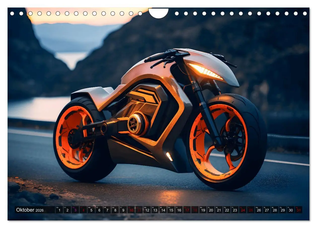 Bild: 9783457359792 | Dream Bikes - Motorräder aus der Zukunft (Wandkalender 2026 DIN A4...