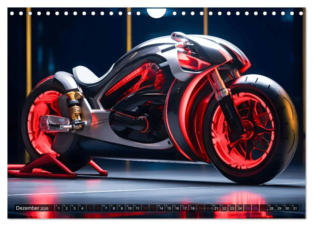 Bild: 9783457359792 | Dream Bikes - Motorräder aus der Zukunft (Wandkalender 2026 DIN A4...
