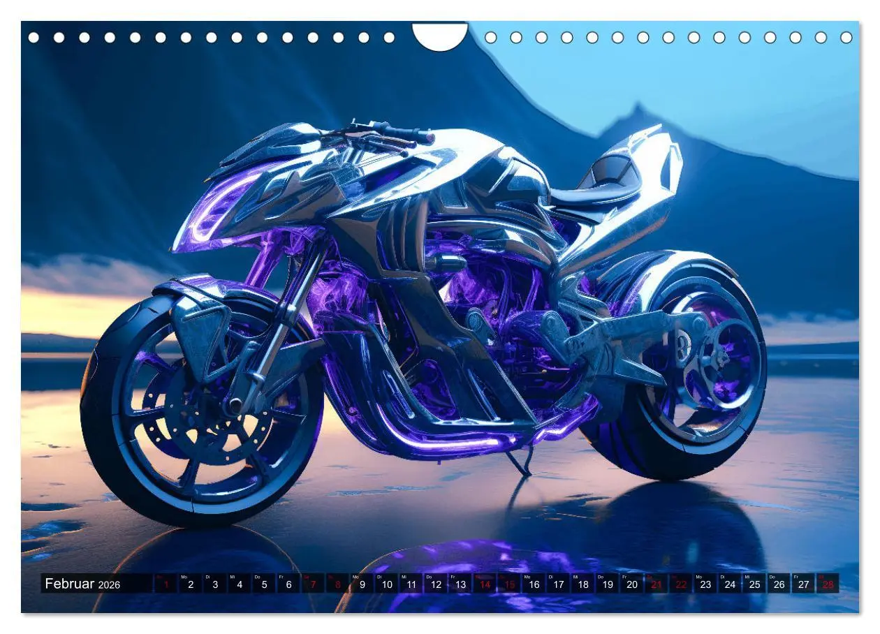 Bild: 9783457359792 | Dream Bikes - Motorräder aus der Zukunft (Wandkalender 2026 DIN A4...