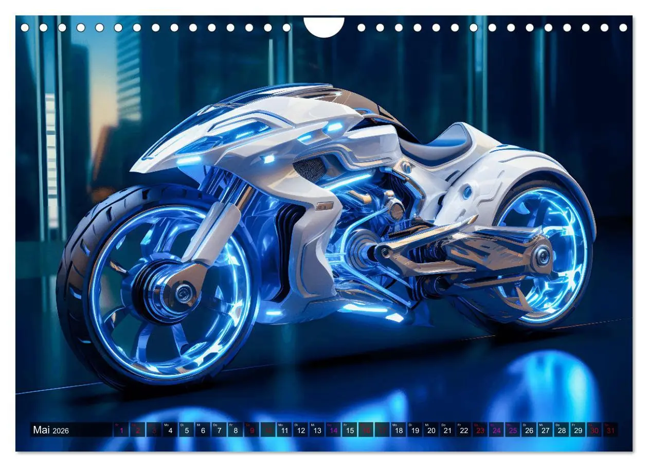 Bild: 9783457359792 | Dream Bikes - Motorräder aus der Zukunft (Wandkalender 2026 DIN A4...