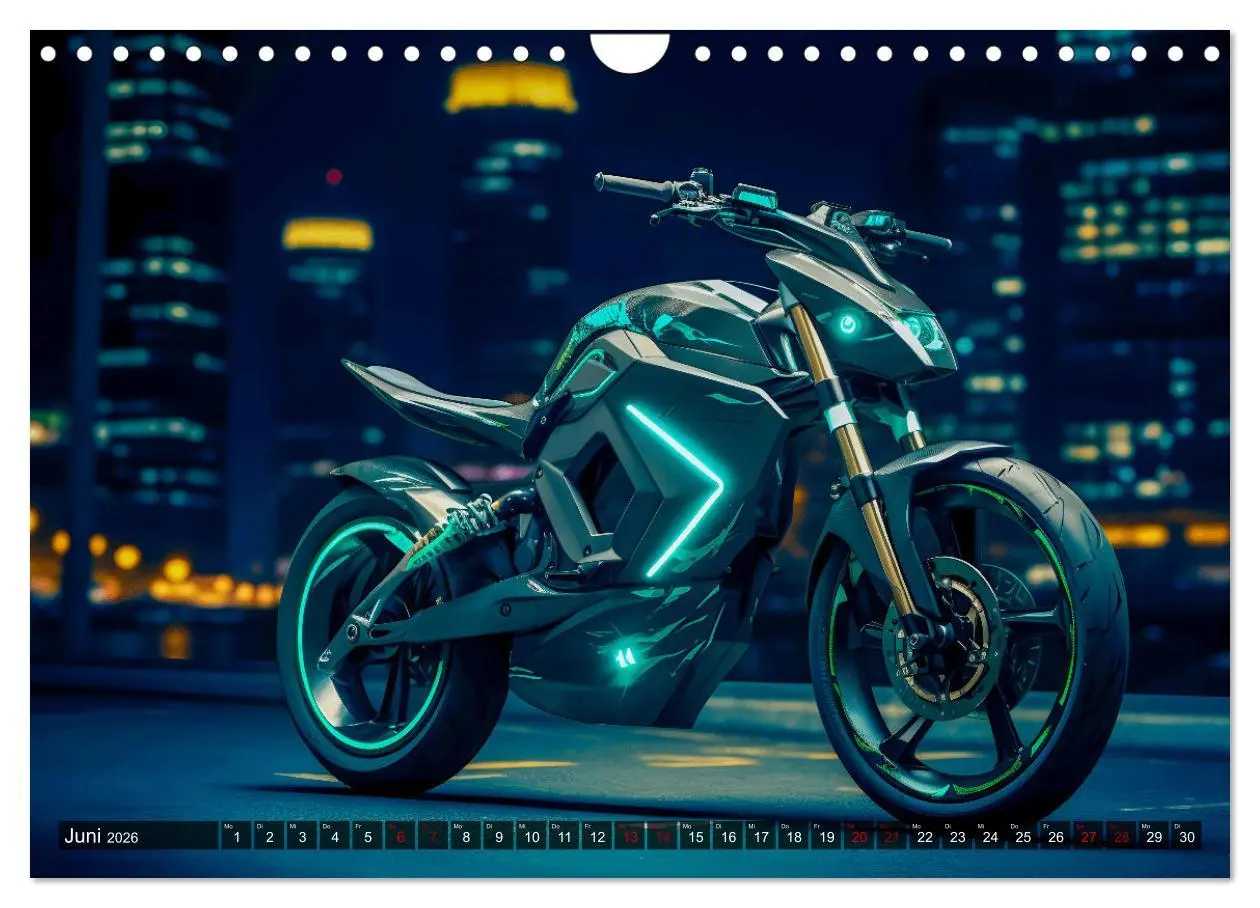 Bild: 9783457359792 | Dream Bikes - Motorräder aus der Zukunft (Wandkalender 2026 DIN A4...