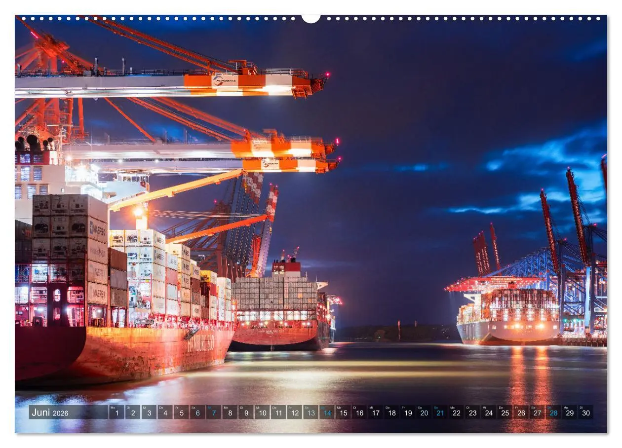 Bild: 9783457429792 | Faszination Hamburger Hafen (hochwertiger Premium Wandkalender 2026...
