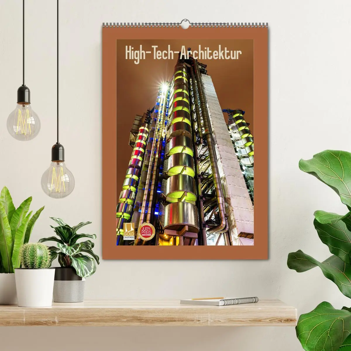 Bild: 9783516379792 | High-Tech-Architektur (Wandkalender 2026 DIN A2 hoch), CALVENDO...