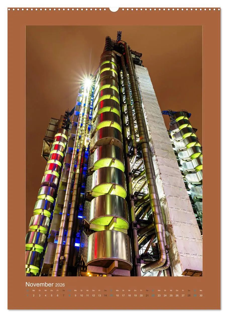 Bild: 9783516379792 | High-Tech-Architektur (Wandkalender 2026 DIN A2 hoch), CALVENDO...