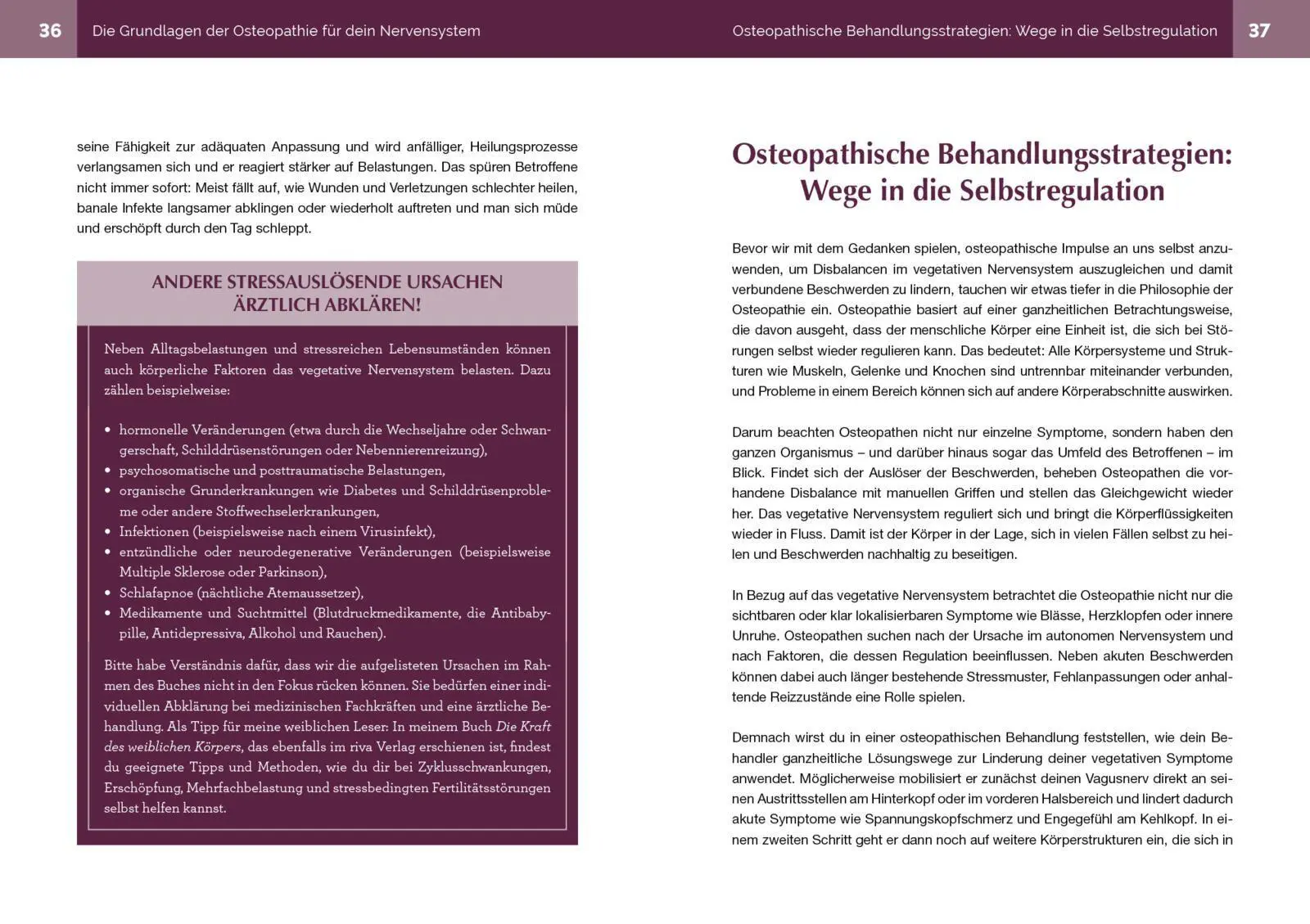 Bild: 9783742309792 | Osteopathie für zu Hause - Nervensystem | Friederike Reumann | Buch