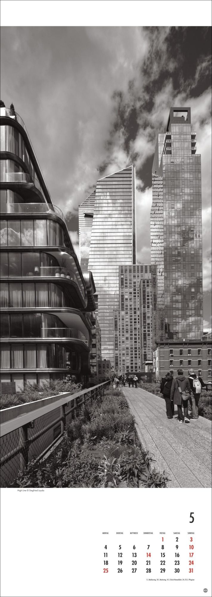 Bild: 9783756409792 | New York Vertical Kalender 2026 | Kalender | Spiralbindung | 14 S.