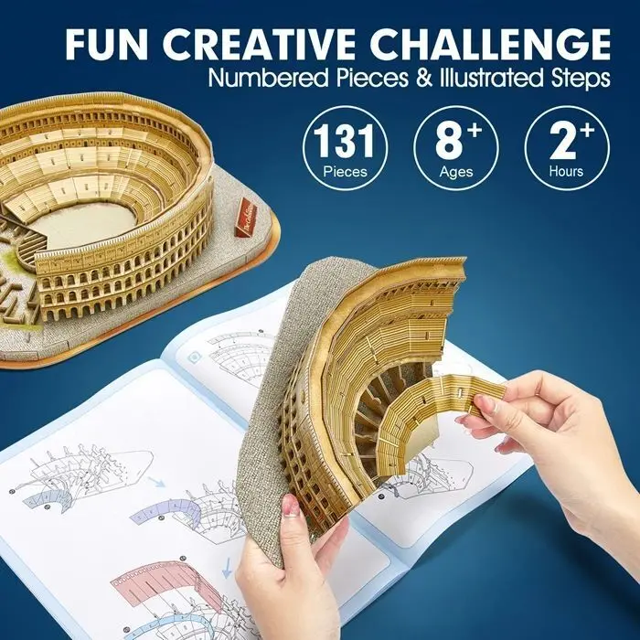Bild: 7640409429892 | CUBICFUN - 3D Puzzle Kolosseum 131 Teile | Spiel | 660976 | 2026
