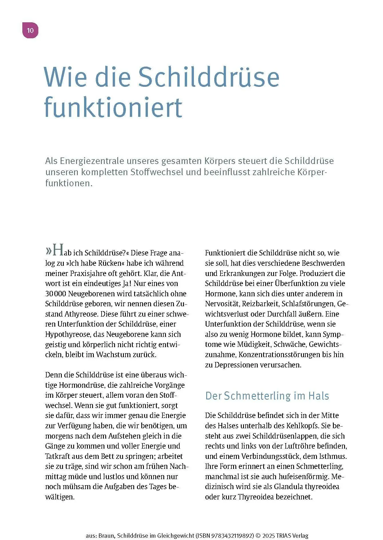 Bild: 9783432119892 | Schilddrüse im Gleichgewicht | Wolfgang Braun | Taschenbuch | 196 S.