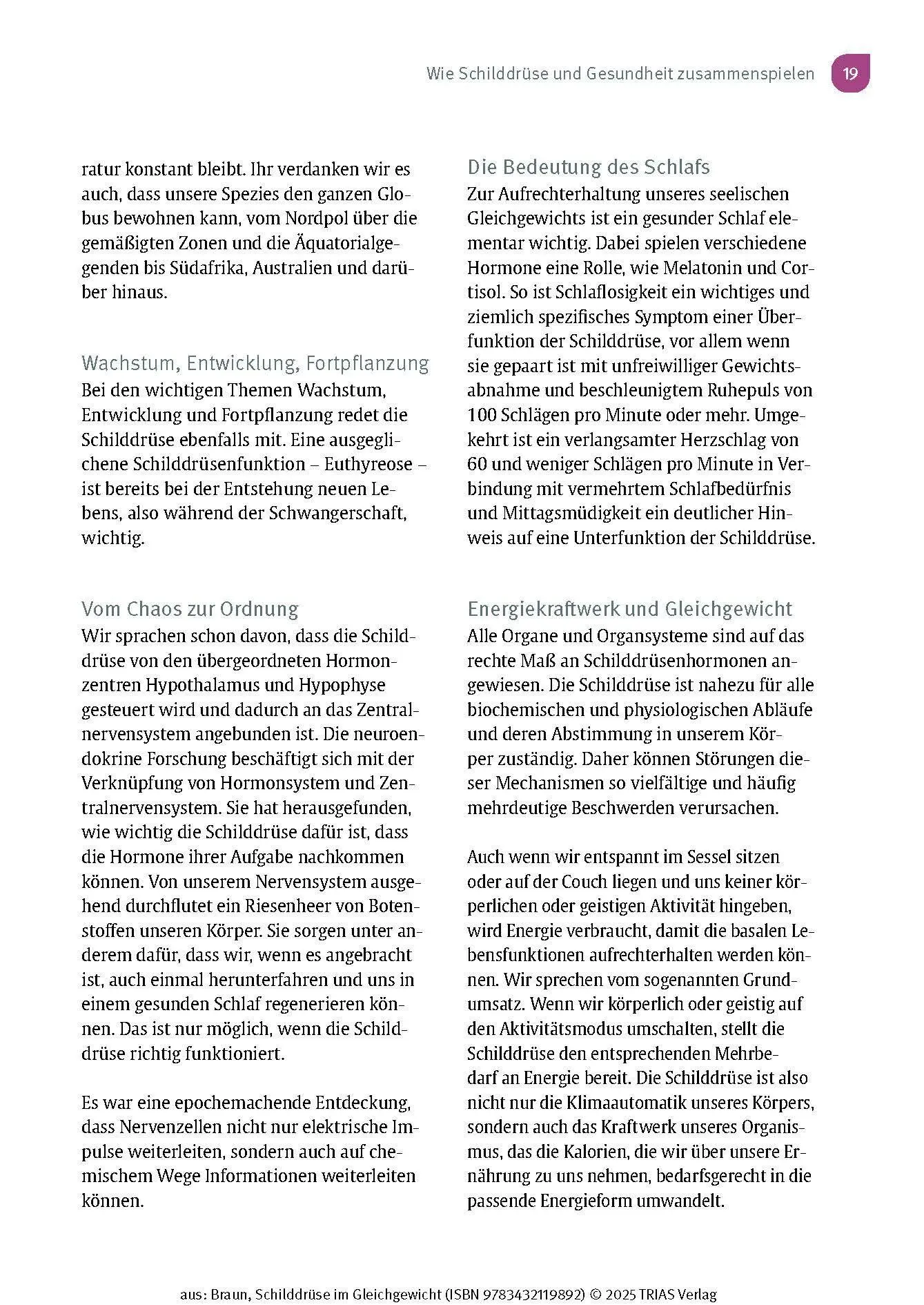 Bild: 9783432119892 | Schilddrüse im Gleichgewicht | Wolfgang Braun | Taschenbuch | 196 S.