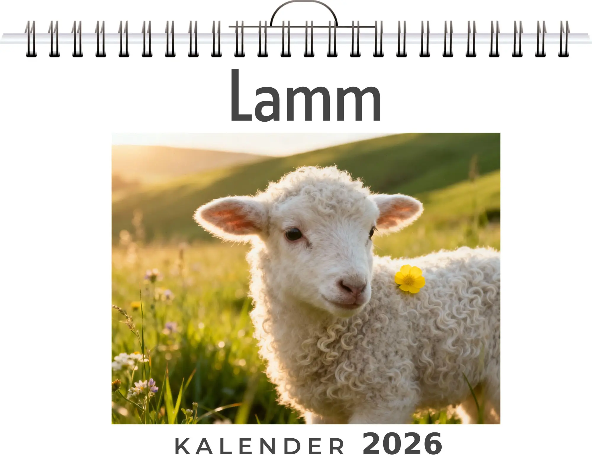 Cover: 9783695329892 | Lamm | Florian Keller | Kalender | Deutsch | 2026 | FlipFlop
