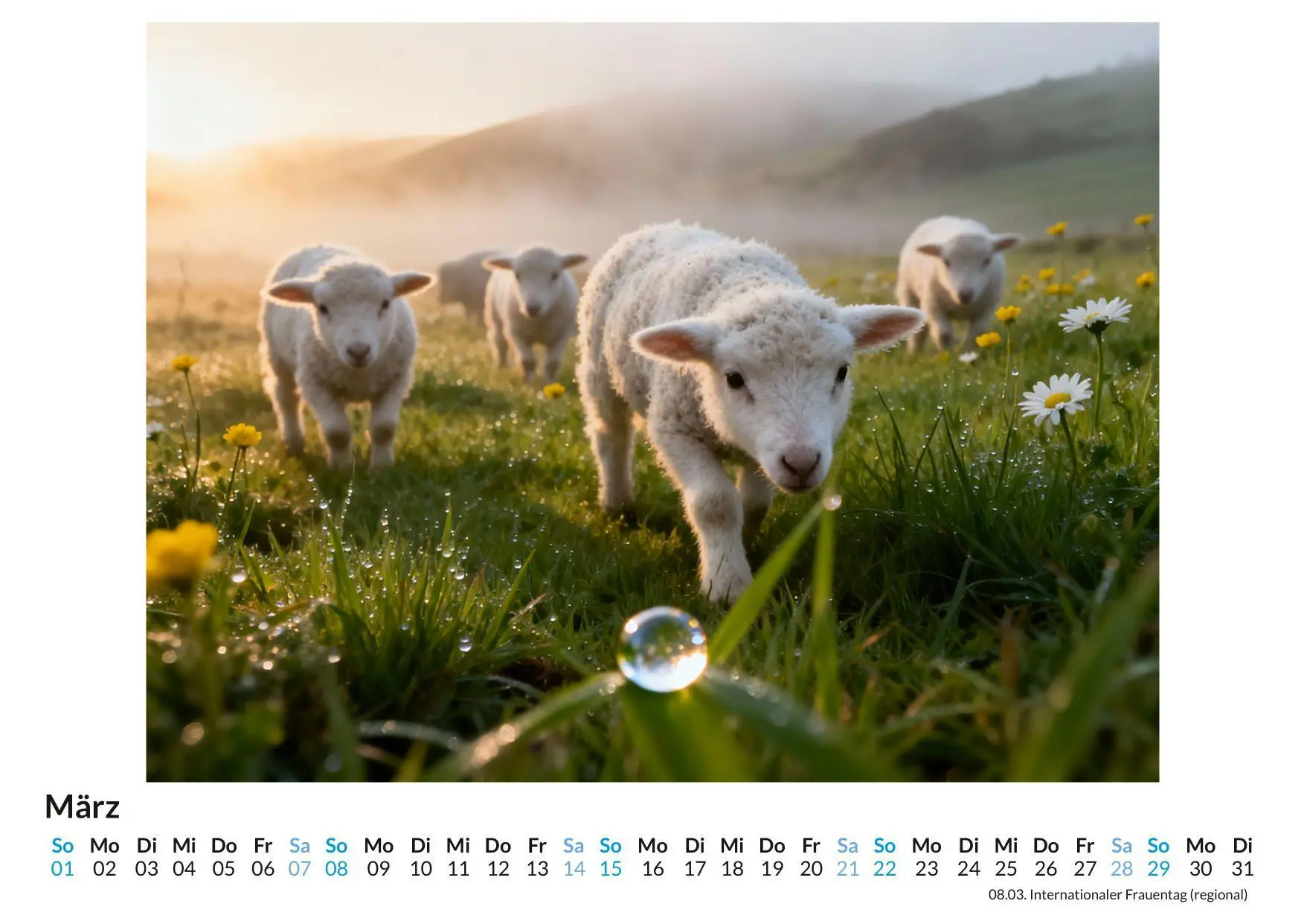 Bild: 9783695329892 | Lamm | Florian Keller | Kalender | Deutsch | 2026 | FlipFlop