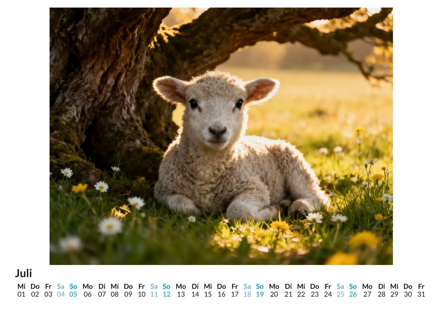 Bild: 9783695329892 | Lamm | Florian Keller | Kalender | Deutsch | 2026 | FlipFlop