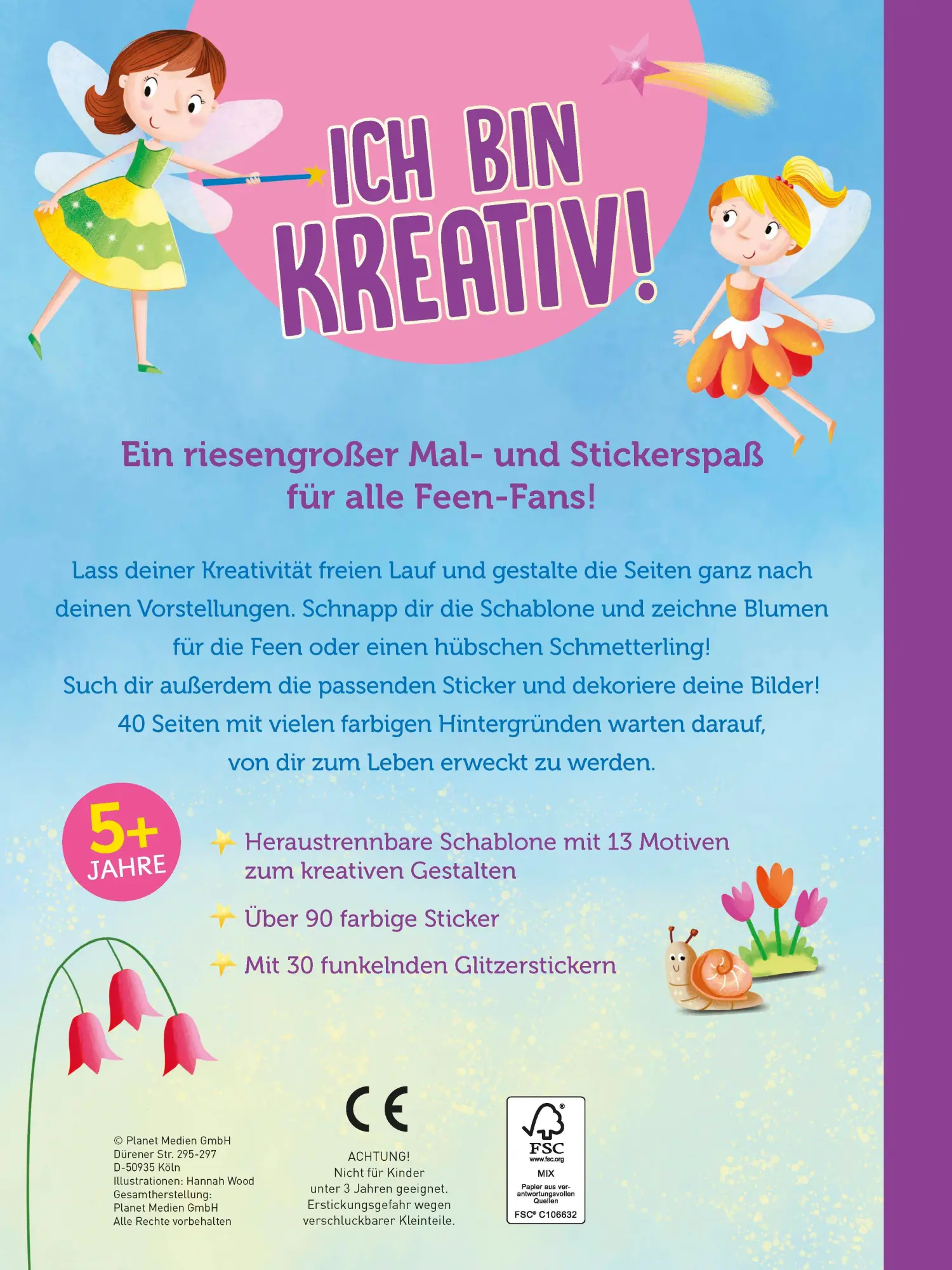 Rückseite: 9783849939892 | Ich bin kreativ! (Feenwelt) | Taschenbuch | 48 S. | Deutsch | 2025