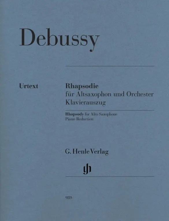 Cover: 9790201809892 | Claude Debussy - Rhapsodie für Altsaxophon und Orchester | Heinemann