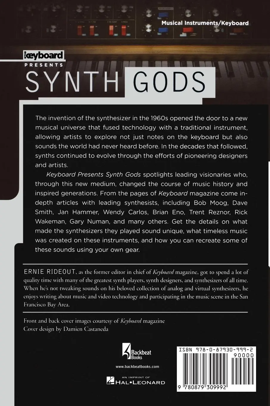 Rückseite: 9780879309992 | Keyboard Presents Synth Gods | Ernie Rideout | Taschenbuch | Englisch