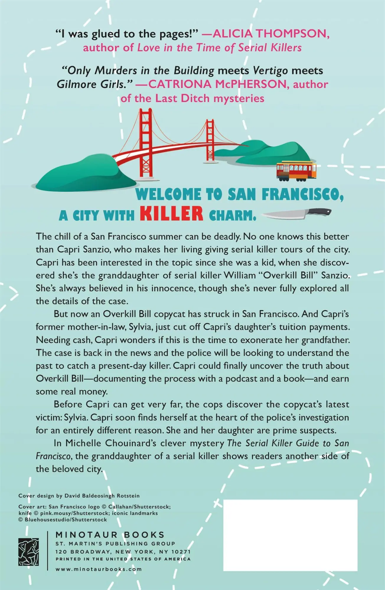 Rückseite: 9781250909992 | The Serial Killer Guide to San Francisco | A Mystery | Chouinard
