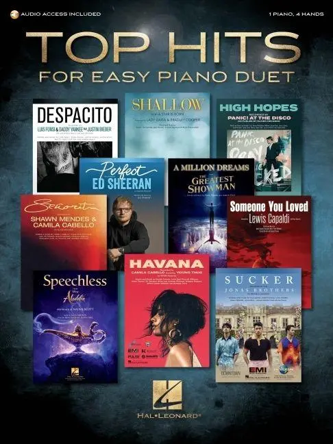 Cover: 9781540079992 | Top Hits for Easy Piano Duet with Recorded Accompaniments...