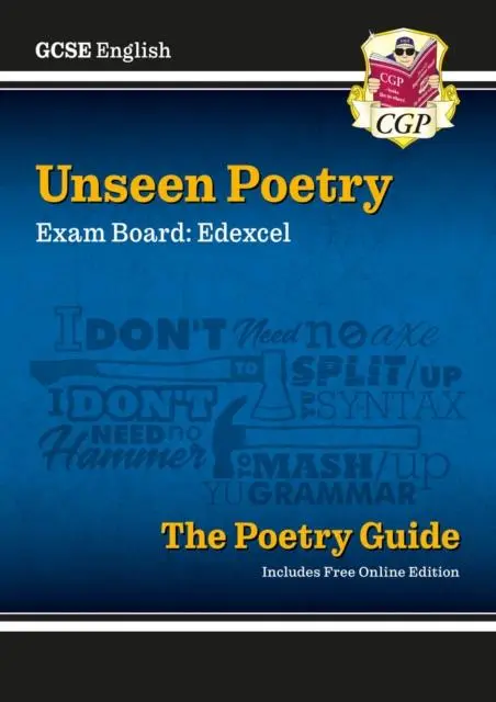 Cover: 9781782949992 | GCSE English Edexcel Unseen Poetry Guide includes Online Edition