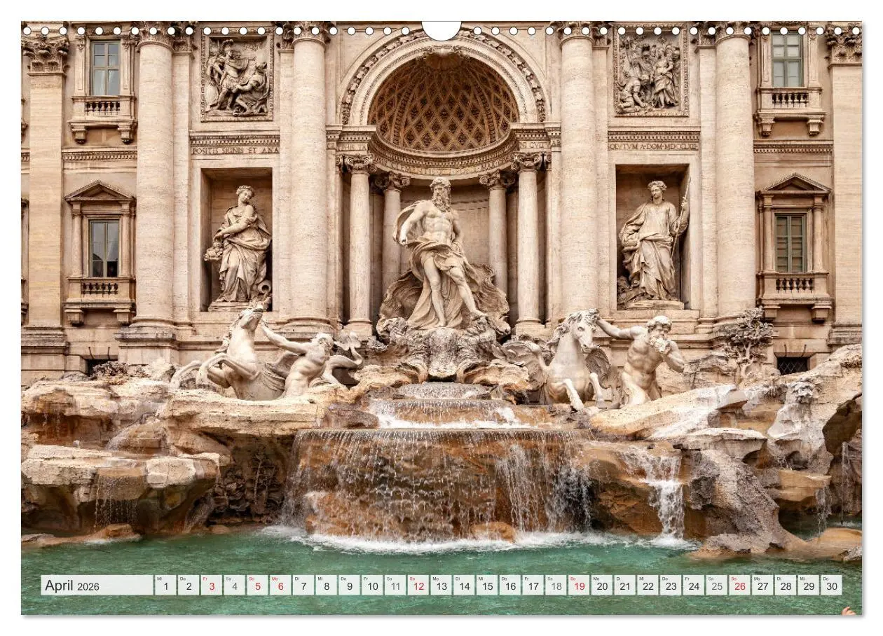 Bild: 9783457269992 | Italien - Rom (Wandkalender 2026 DIN A3 quer), CALVENDO Monatskalender