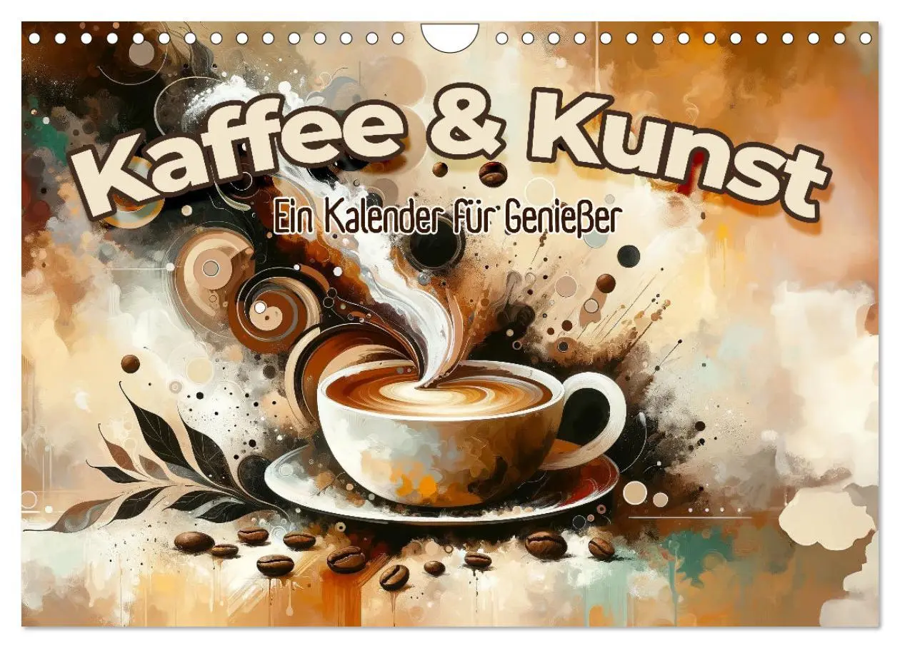 Cover: 9783457339992 | Kaffee &amp; Kunst: Ein Kalender für Genießer (Wandkalender 2026 DIN A4...