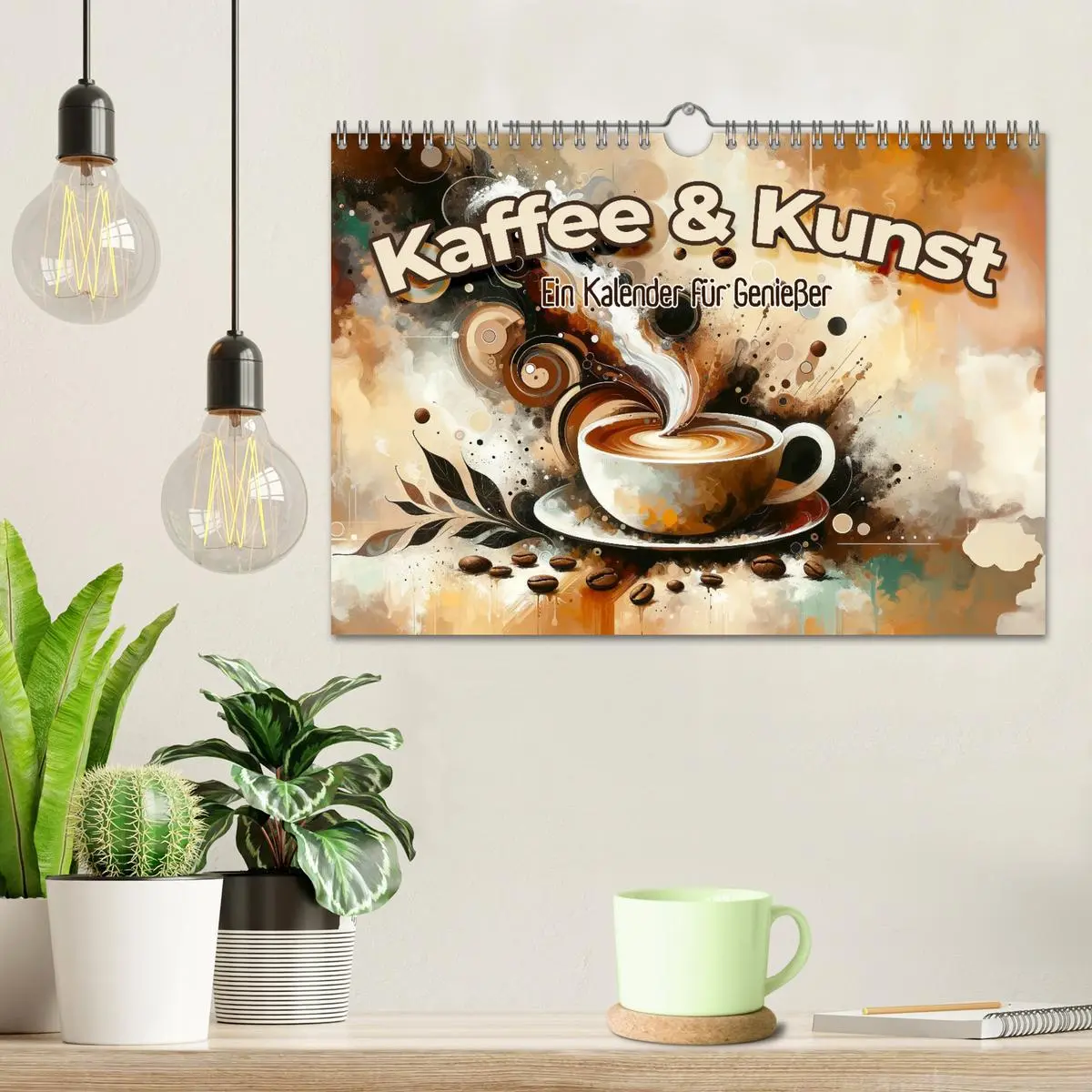 Bild: 9783457339992 | Kaffee &amp; Kunst: Ein Kalender für Genießer (Wandkalender 2026 DIN A4...