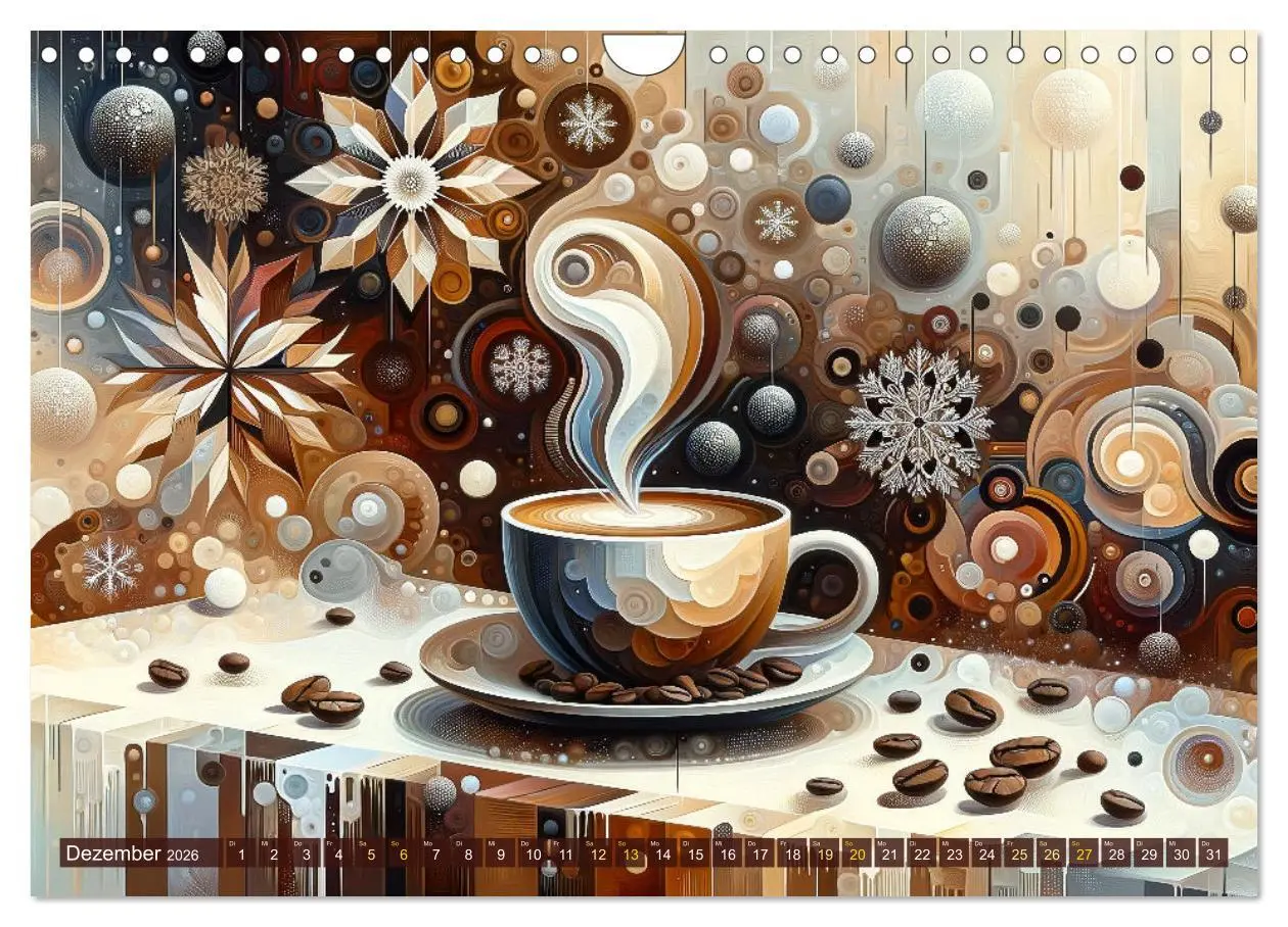 Bild: 9783457339992 | Kaffee &amp; Kunst: Ein Kalender für Genießer (Wandkalender 2026 DIN A4...