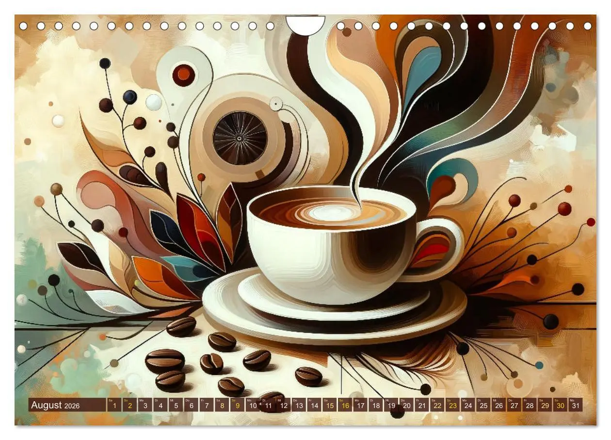 Bild: 9783457339992 | Kaffee &amp; Kunst: Ein Kalender für Genießer (Wandkalender 2026 DIN A4...