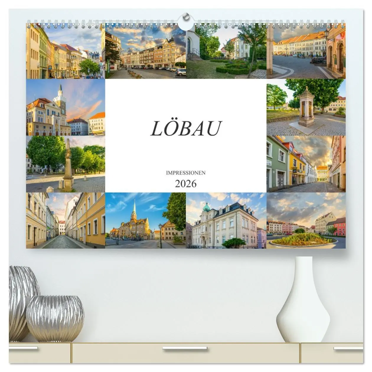 Cover: 9783457719992 | Löbau Impressionen (hochwertiger Premium Wandkalender 2026 DIN A2...