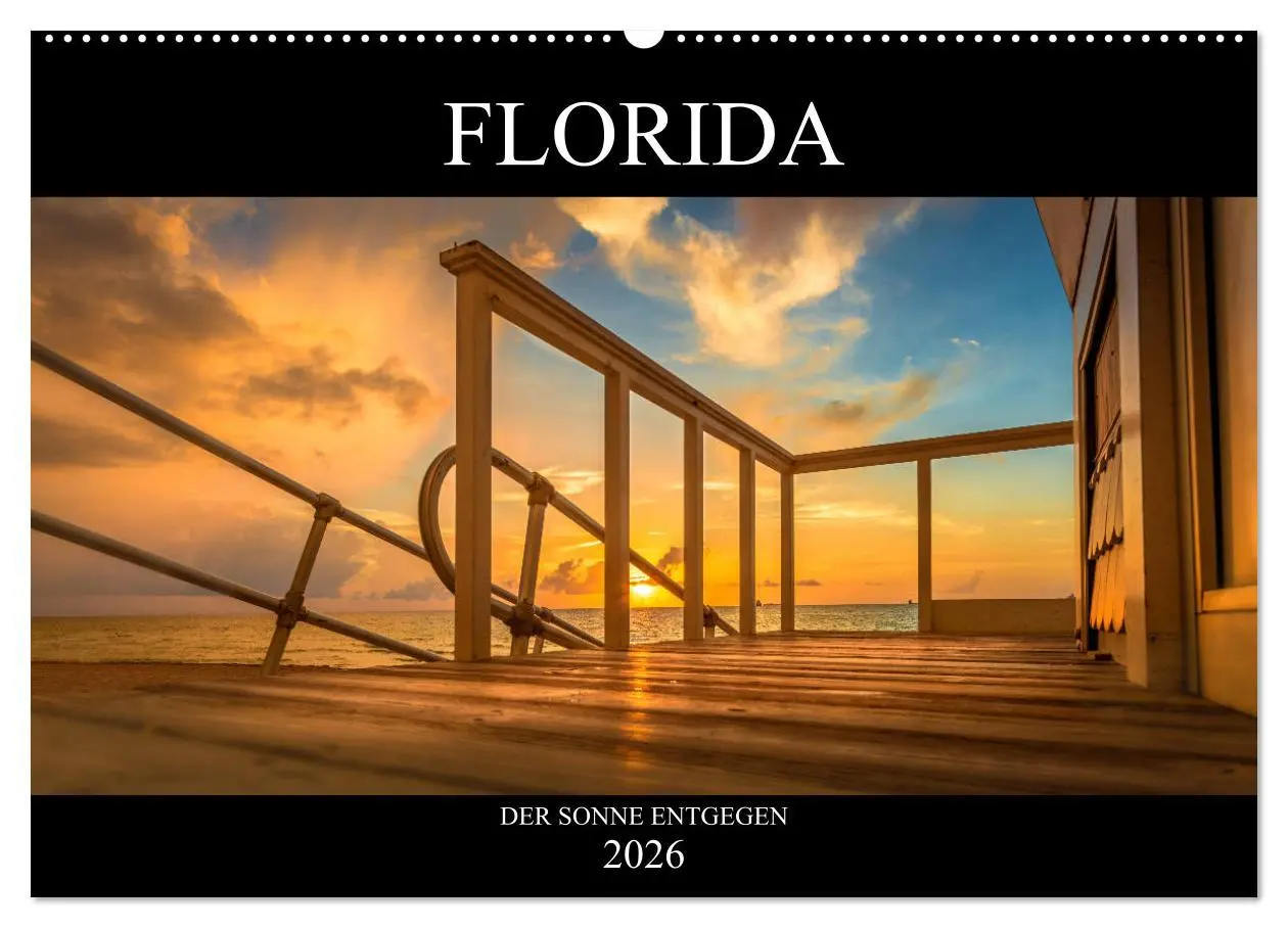 Cover: 9783457889992 | Florida. Der Sonne entgegen. (Wandkalender 2026 DIN A2 quer),...