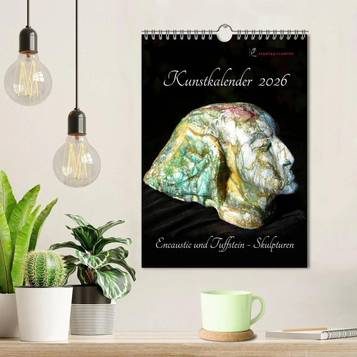 Bild: 9783516429992 | Kunstkalender 2026 - Encaustic und Tuffstein - Skulpturen...