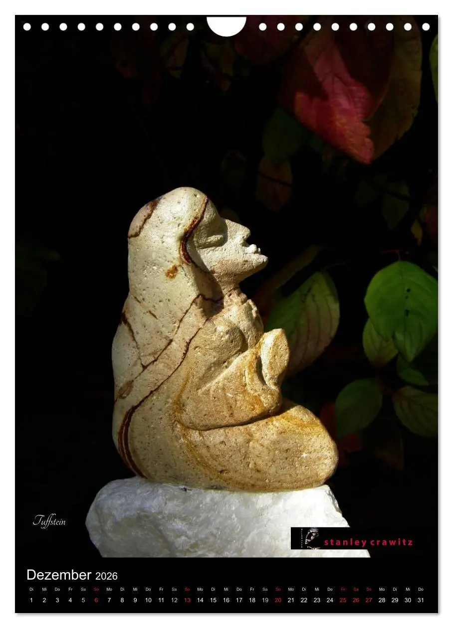 Bild: 9783516429992 | Kunstkalender 2026 - Encaustic und Tuffstein - Skulpturen...