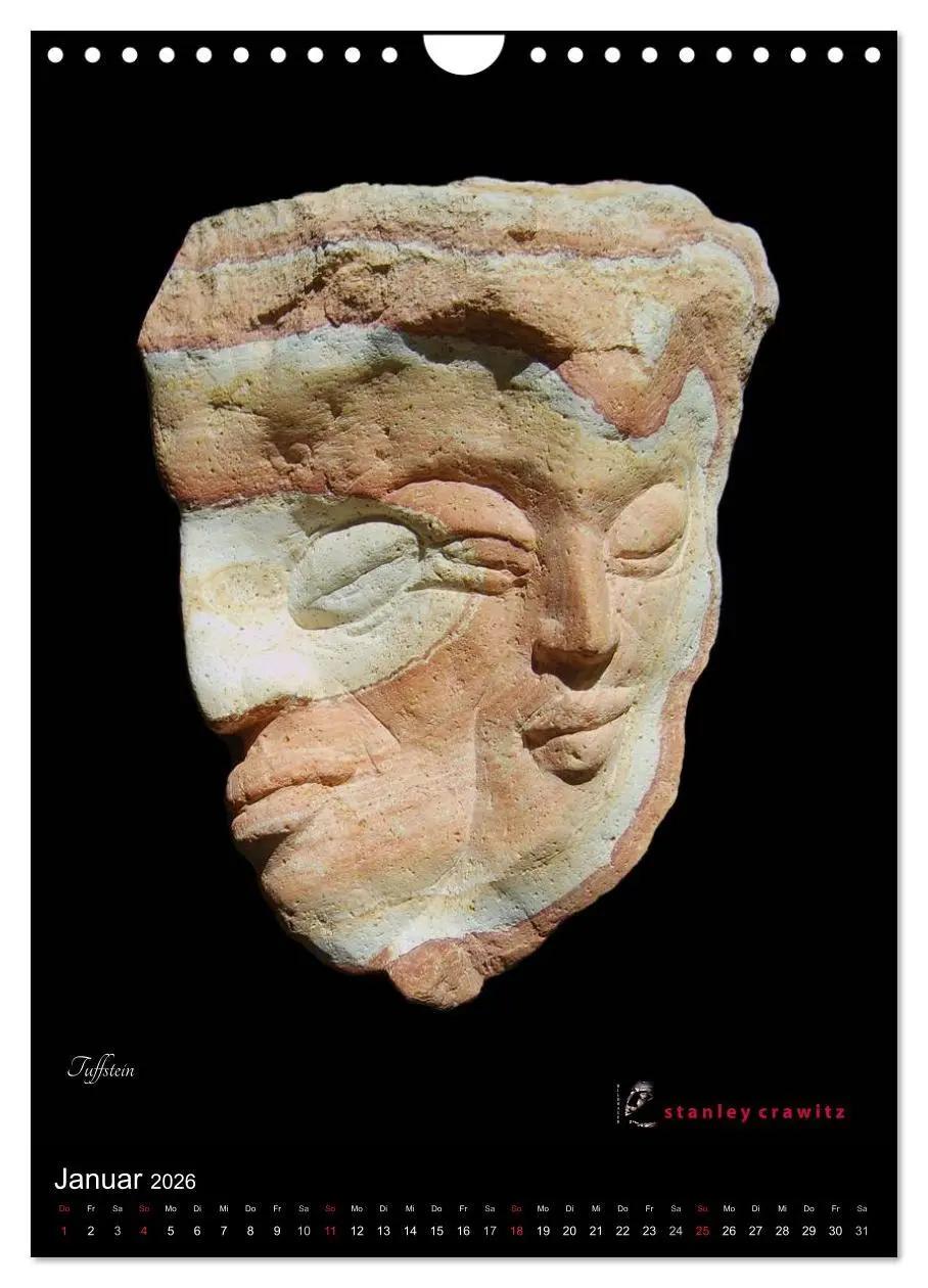 Bild: 9783516429992 | Kunstkalender 2026 - Encaustic und Tuffstein - Skulpturen...