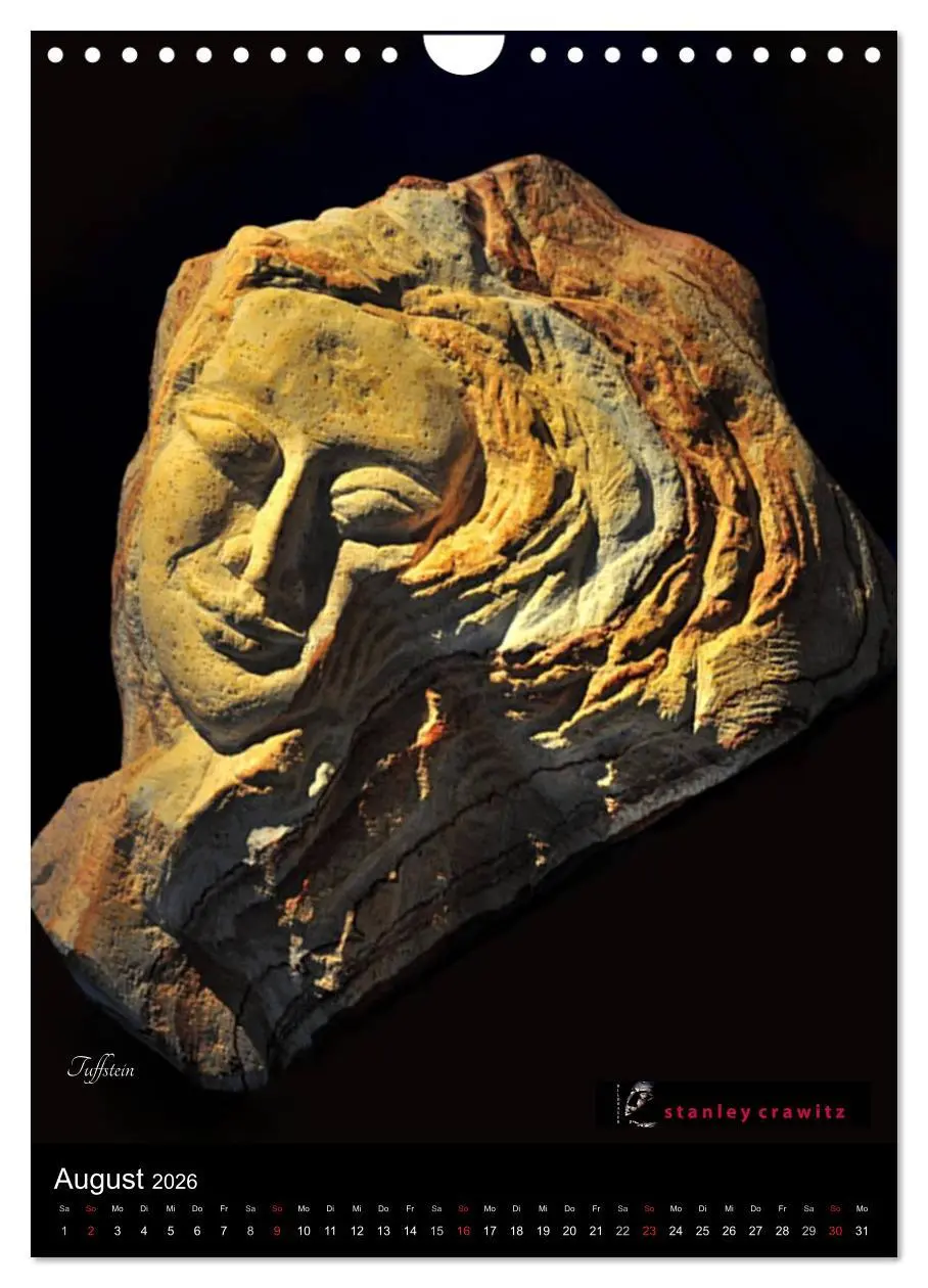 Bild: 9783516429992 | Kunstkalender 2026 - Encaustic und Tuffstein - Skulpturen...