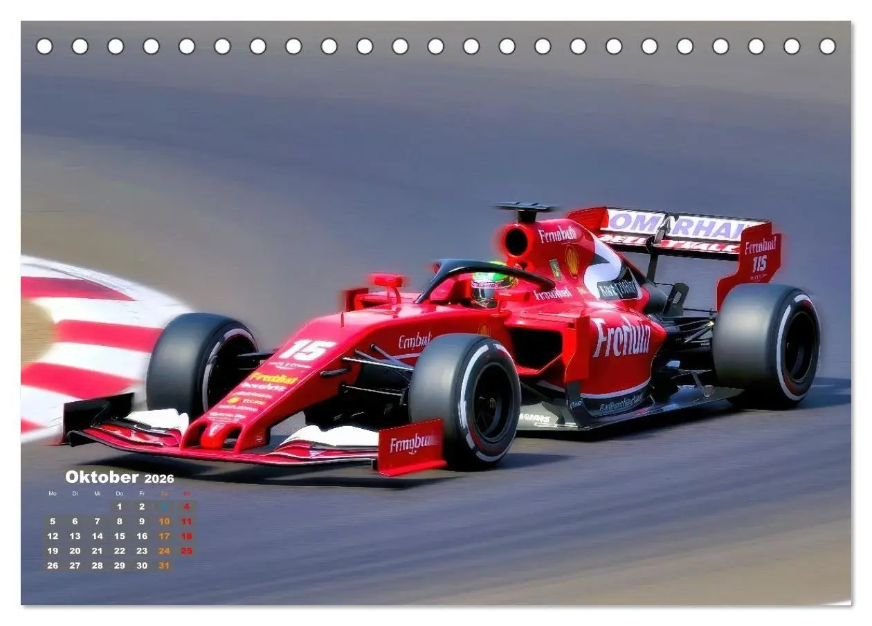 Bild: 9783516669992 | Formel E, Strom, Speed und Sieg (Tischkalender 2026 DIN A5 quer),...