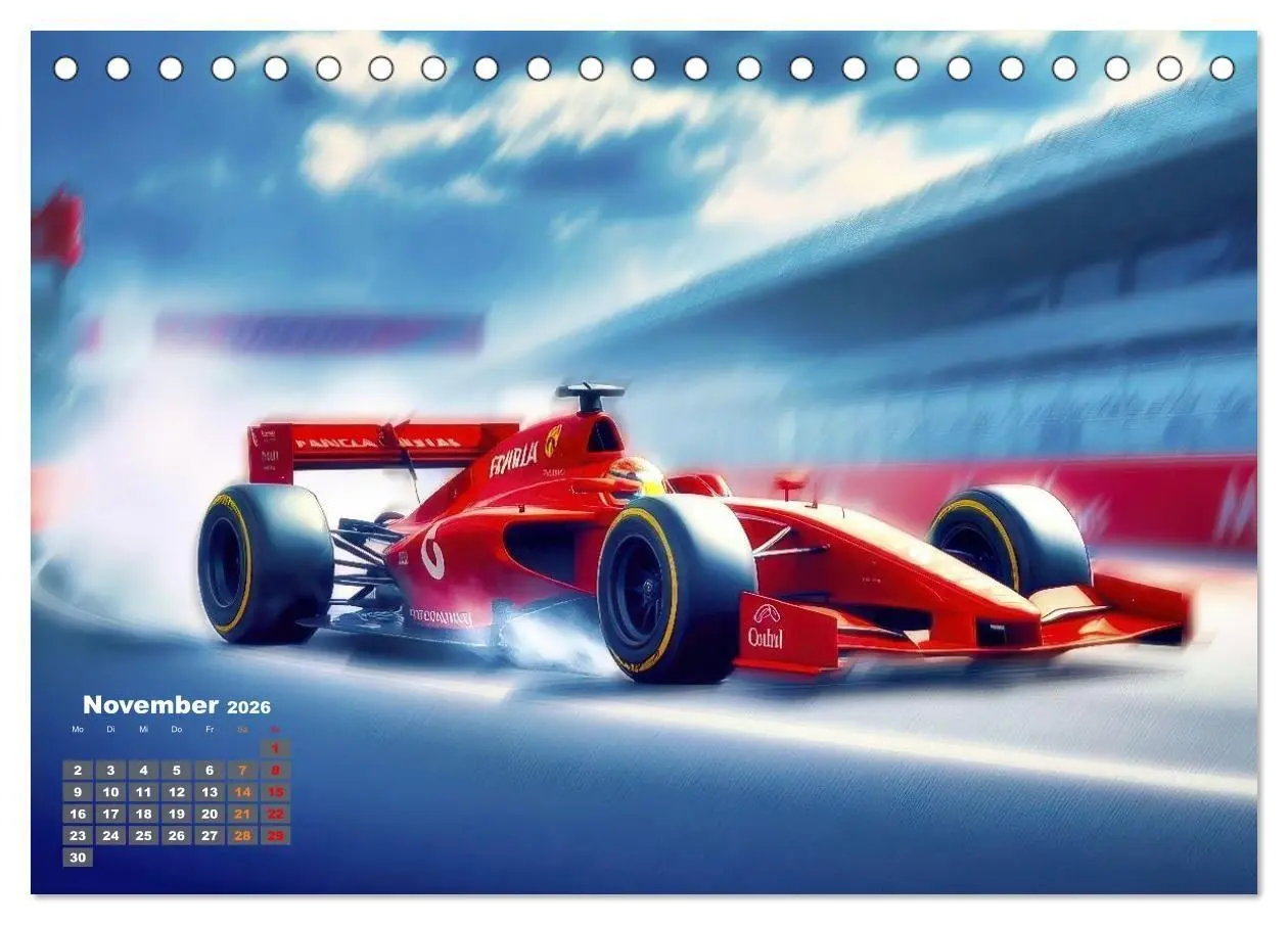 Bild: 9783516669992 | Formel E, Strom, Speed und Sieg (Tischkalender 2026 DIN A5 quer),...