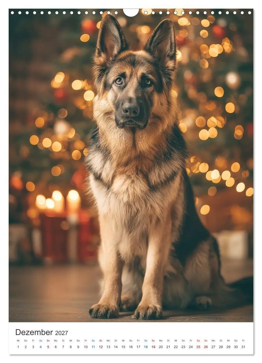 Bild: 9783516809992 | Seelenblick Schäferhund (Wandkalender 2027 DIN A3 hoch), CALVENDO...