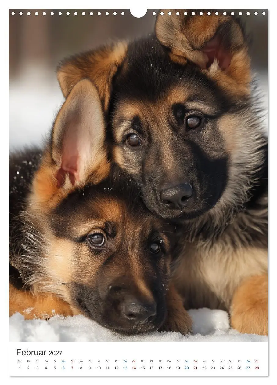 Bild: 9783516809992 | Seelenblick Schäferhund (Wandkalender 2027 DIN A3 hoch), CALVENDO...