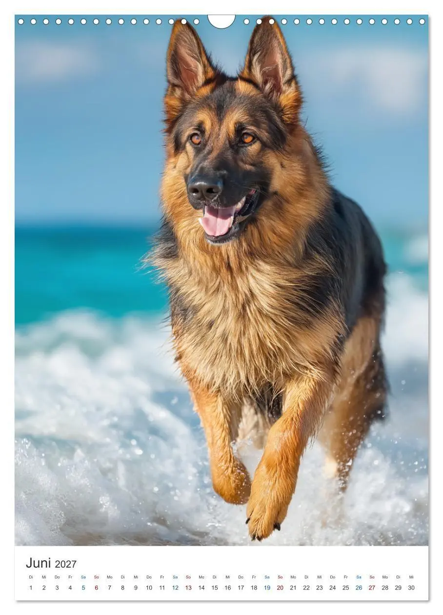 Bild: 9783516809992 | Seelenblick Schäferhund (Wandkalender 2027 DIN A3 hoch), CALVENDO...
